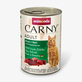 Animonda Cat Dose Carny Adult Rind & Reh & Preiselbeeren