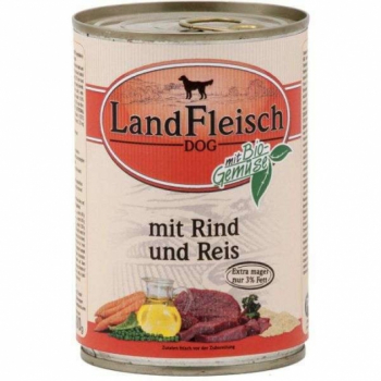 Landfleisch Classic 400g Rind & Reis extra mager