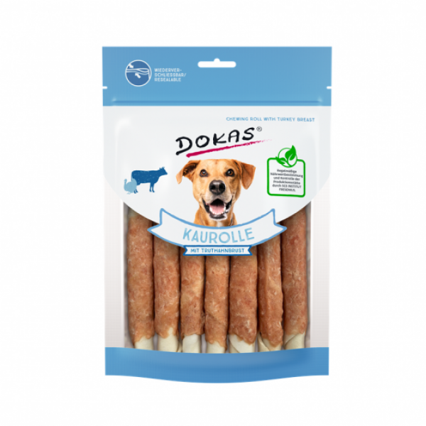 Dokas Snack Kaurolle mit Truthahnbrust 190g