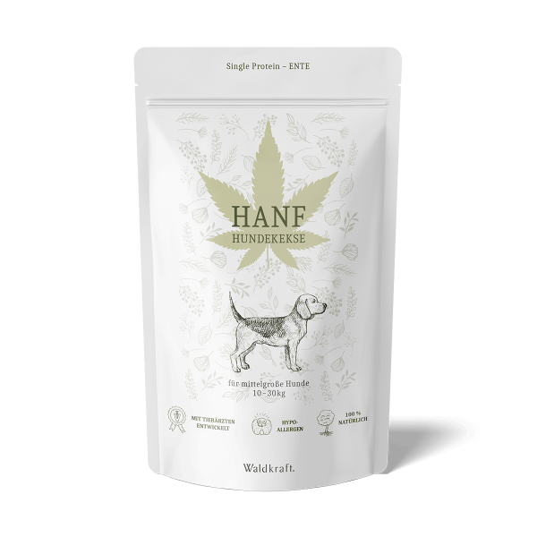 Hanf-Hundekekse für mittelgroße Hunde- 255g