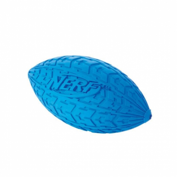 NERF DOG Trax Tire Squeak Football Medium