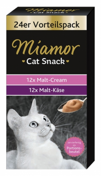 Miamor Cat Confect Malt-Cream Vorteilspack 24x15g