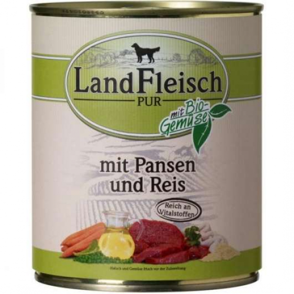 Landfleisch Classic Pansen & Reis 800 g