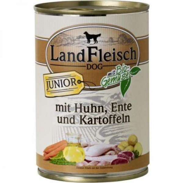 Landfleisch Classic Junior 400g Huhn, Ente & Kartoffeln